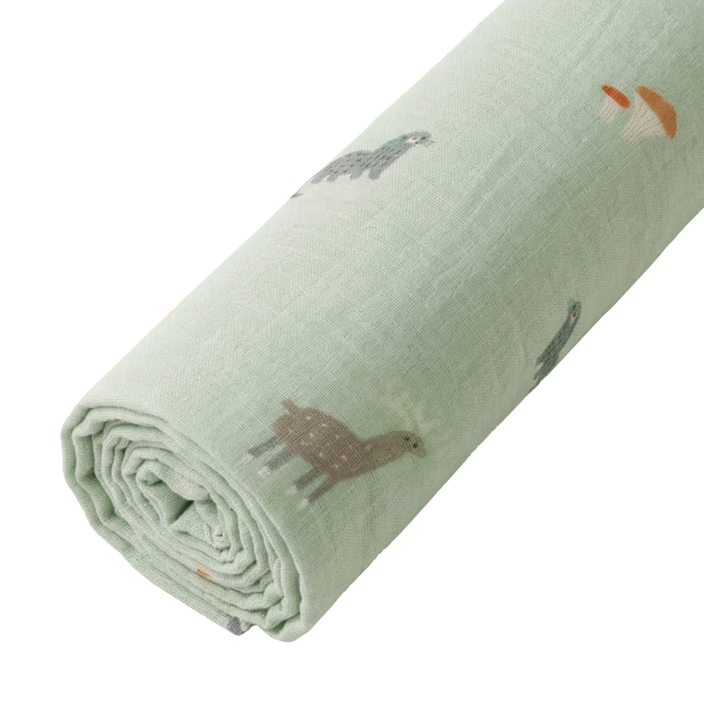 Пелёнка муслиновая BUBA KIDS, Северный лес, 115х115