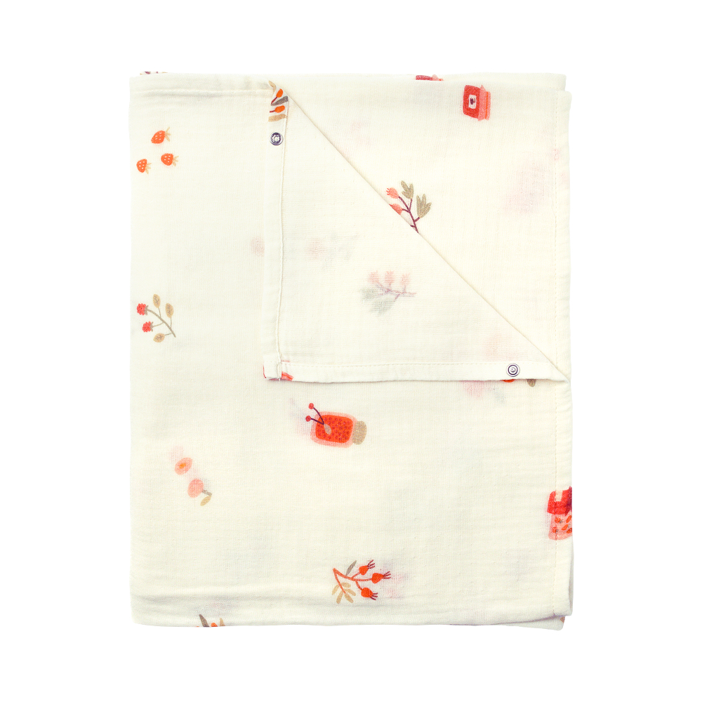 Пелёнка муслиновая BUBA KIDS, Варенье, 115х115