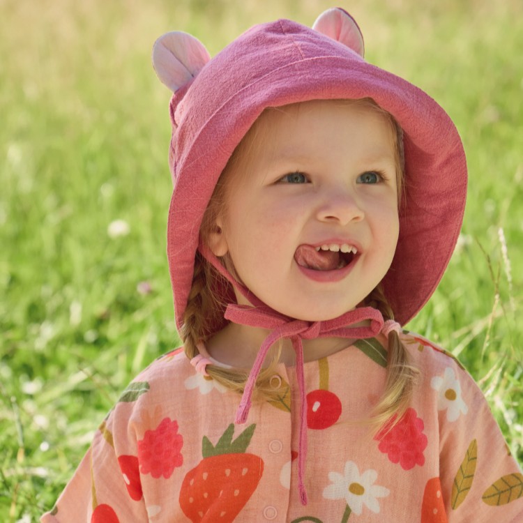 Платье детское с карманами из муслина BUBA KIDS, Ягодная поляна