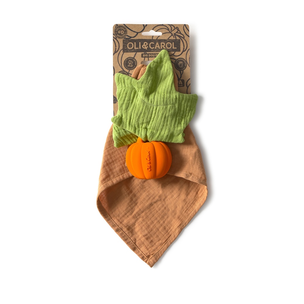 Pipa the Pumpkin Big Doudou, игрушка-прорезыватель с комфортером