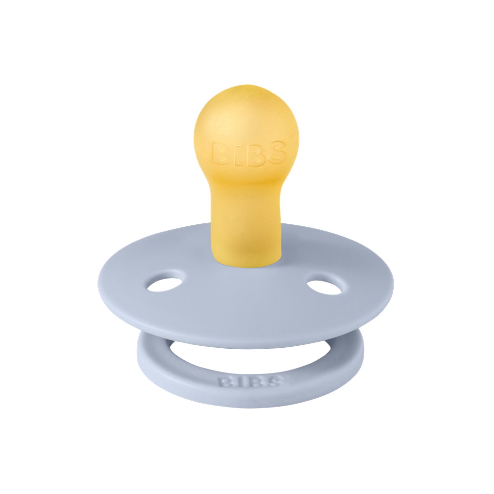 Пустышка латексная BIBS Studio Colour - Morning Bloom - Dusty Blue, 0+ мес.