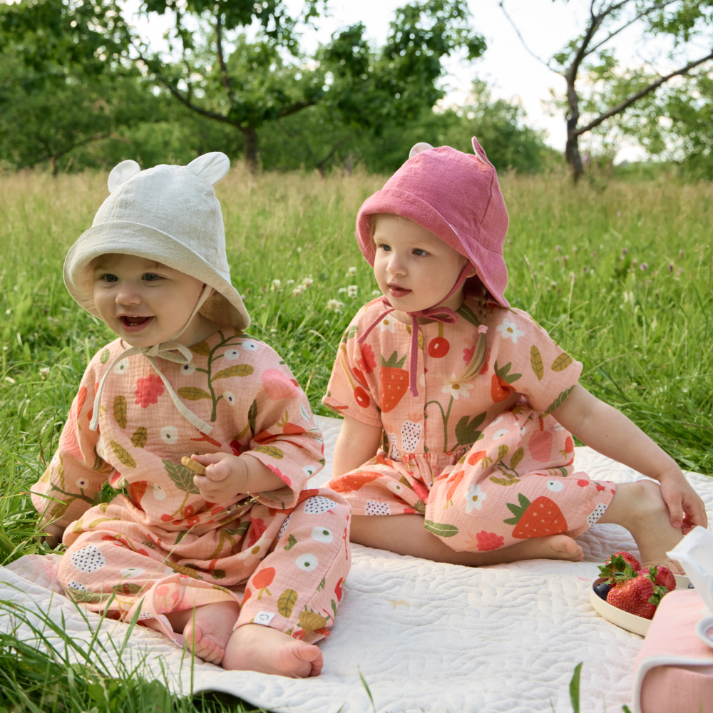 Рубашка и брюки детские из муслина комплект BUBA KIDS, Ягодная поляна
