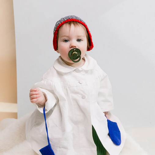 SALE! Набор пустышек латексных BIBS Colour Holiday, 2 шт. - Leaf - Sage/Hunter Green, 0+ мес.