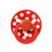 Пустышка латексная BIBS Studio Colour - Polka - Candy Apple/Blossom, 6+ мес.