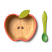 Pepa the Apple, тарелка и ложка «Яблоко»