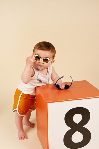 Солнцезащитные очки для детей OURSON, цвет CREAM