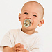 Пустышка латексная BIBS Studio Colour - Polka - Sage/Iron, 0+ мес.