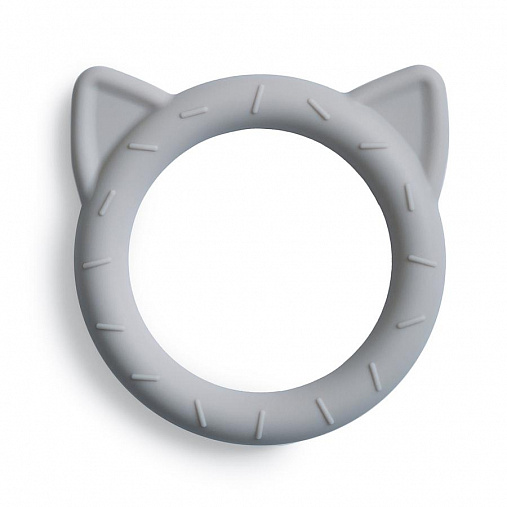 Силиконовый прорезыватель Mushie Cat - Stone