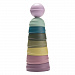 SALE! BIBS Wobbly Tower Bright Rainbow