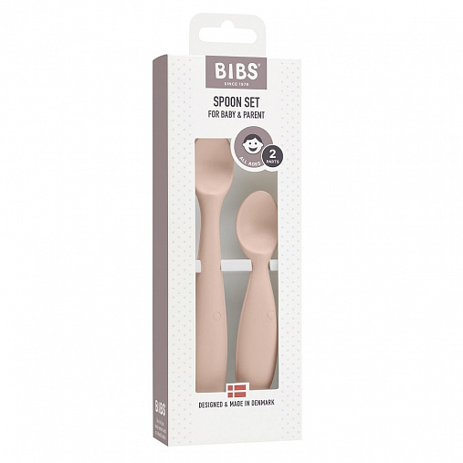 SALE! Набор ложек BIBS Spoon Set, 2 шт. - Blush