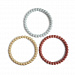 Прорезыватели Mushie Pearl Bracelet, 3 шт. - Mellow/Terracotta/Periwi