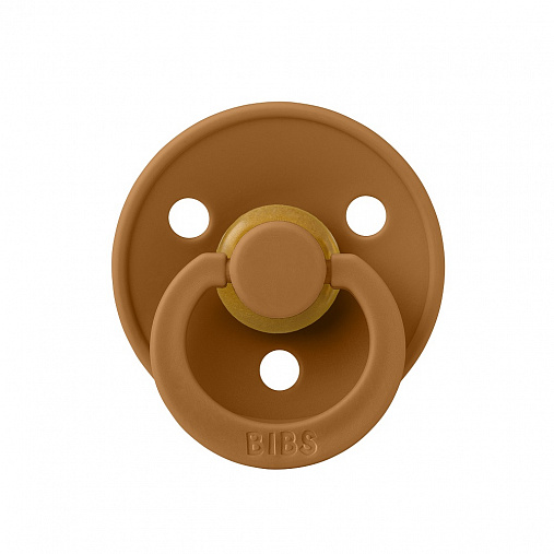 Пустышка латексная BIBS Colour - Caramel, 0+ мес.