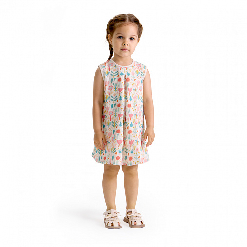 Платье детское из крапивы BUBA KIDS, Летний полдень