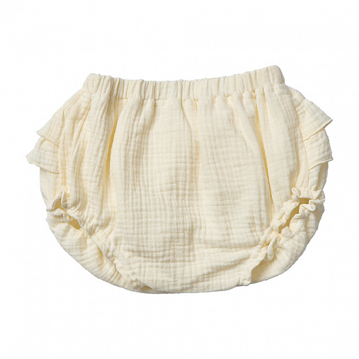 Блумеры детские из муслина BUBA KIDS, Сливочный