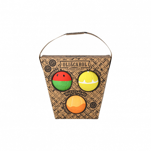 Fruit Salad Baby Sensory Balls, набор тактильных мини-мячиков «Фруктовый салат»