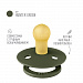 Набор пустышек BIBS Colour, 3 шт., 0+ мес., Hunter Green/ Iron/ Meadow