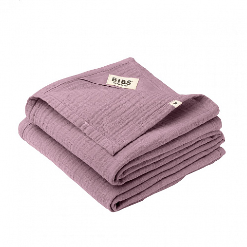 Пелёнка муслиновая BIBS, 2 шт. - Heather, 70х70