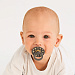 Пустышка латексная BIBS Studio Colour - Polka - Iron/Sage, 6+ мес.