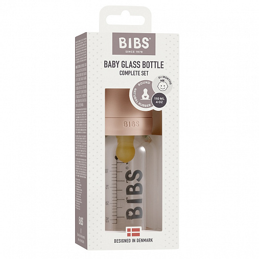 SALE! Бутылочка в наборе BIBS Complete Set - Blush, 110 мл