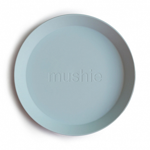 Набор круглых тарелок Mushie, 2 шт. - Powder Blue