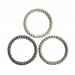 Прорезыватели Mushie Pearl Bracelet, 3 шт. - Green Tea/Cool Gray/Sea Salt