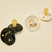 Набор пустышек латексных BIBS Studio Colour - Noor - Ivory/Gold, 6+ мес.