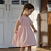 Платье детское с карманами из муслина BUBA KIDS, Пудра
