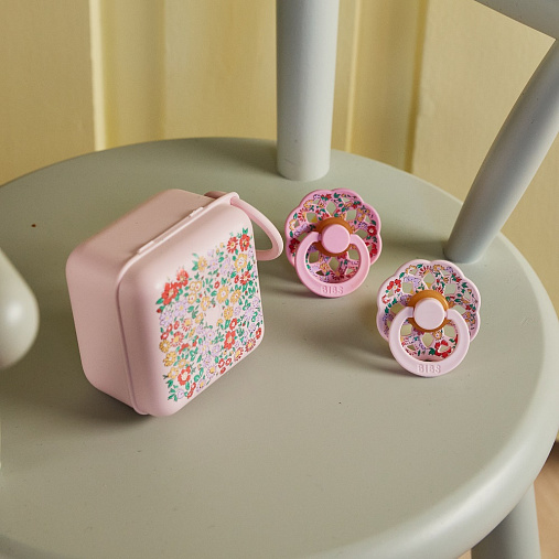 Контейнер для пустышки BIBS x Liberty Pacifier Box - Oscar Meadow - Blossom