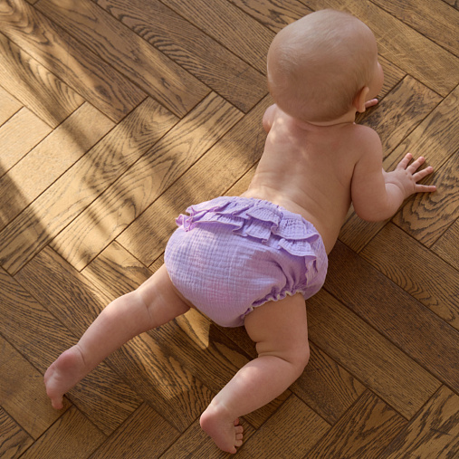 Блумеры детские из муслина BUBA KIDS, Сирень