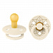 Набор пустышек латексных BIBS Studio Colour - Noor - Ivory/Gold, 0+ мес.
