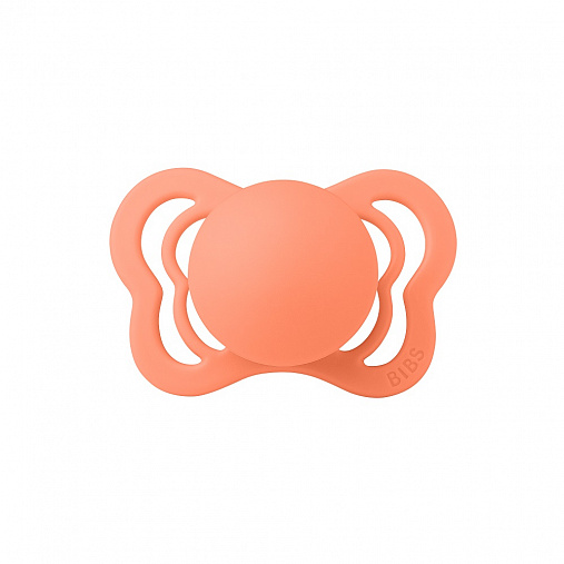 Пустышка силиконовая BIBS Couture - Papaya, 0+ мес.