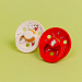 SALE! Набор пустышек латексных BIBS x Moomin Colour, 2 шт. - Dancing - Candy Apple/Petal mix, 6+ мес.