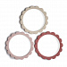 Прорезыватели Mushie Flower Bracelet, 3 шт. - Dove Blush/Rose/Shifting Sand
