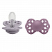 Набор пустышек силиконовых BIBS Infinity Symmetrical, 2 шт. - Fossil Grey/Mauve, 6+ мес.