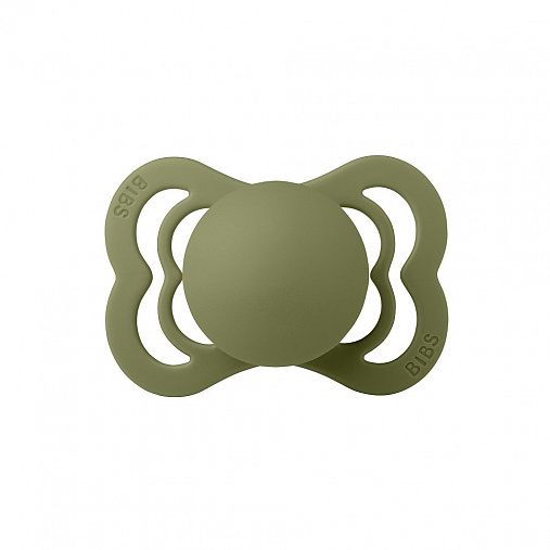 Пустышка латексная BIBS Supreme - Olive, 0+ мес.