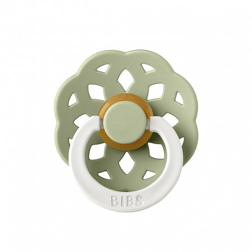 Пустышка латексная ночная BIBS Boheme Glow - Sage, 6+ мес.