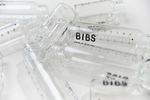 Стеклянная бутылочка BIBS, 110 мл