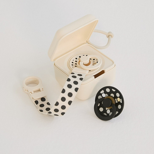 Держатель для пустышки BIBS Clip Loop - Ivory/Black