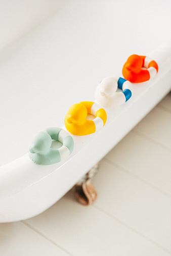 FLOATIE DUCK NAVY, прорезыватель для зубов