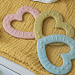 Прорезыватель BIBS Baby Bitie Heart - Baby Blue