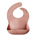 Силиконовый нагрудник Mushie - Peach Terrazzo