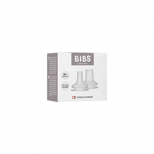 Силиконовая соска для поильника BIBS, 2 шт.