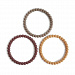 Прорезыватели Mushie Pearl Bracelet, 3 шт. - Berry/Marigold/Khaki