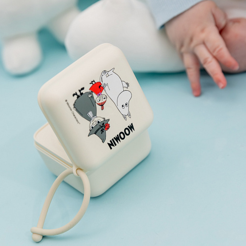 Контейнер для пустышки BIBS x Moomin - Ivory