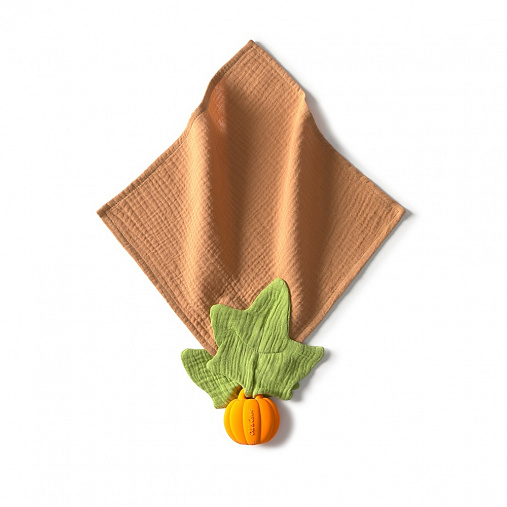 Pipa the Pumpkin Big Doudou, игрушка-прорезыватель с комфортером