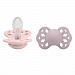Набор пустышек силиконовых BIBS Infinity Symmetrical, 2 шт. - Blossom/Dusky Lilac, 6+ мес.