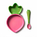 Ramona The Radish, тарелка и ложка «Редиска»