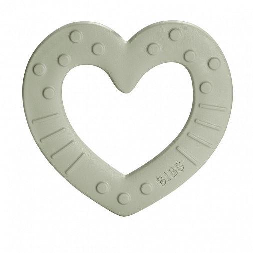 Прорезыватель BIBS Baby Bitie Heart - Sage