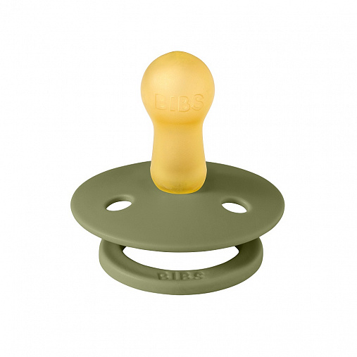 Пустышка латексная BIBS Colour - Olive, 6+ мес.