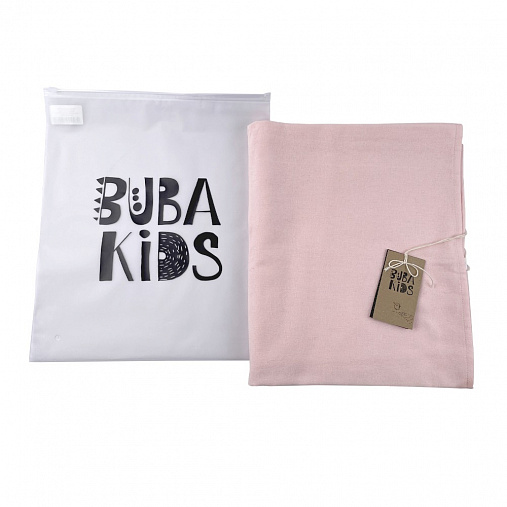 Пелёнка фланелевая BUBA KIDS, Пудра, 95х115